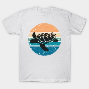 Love Life Retro Sea Turtle T-Shirt